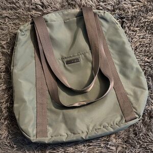 Columbia Sage Green Tote with Gray Straps